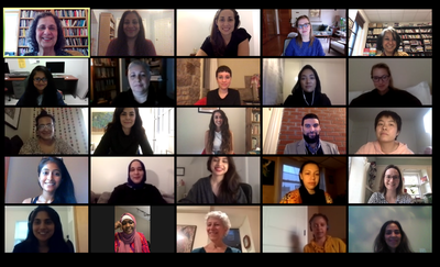 Image showing the participants of the 2020 MWM seminar on March 28th, done over Zoom.